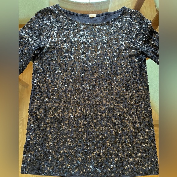 J Crew top all over sequins XS - Picture 7 of 8